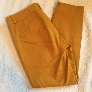 Banana Republic Sloan Fit Mustard Pants